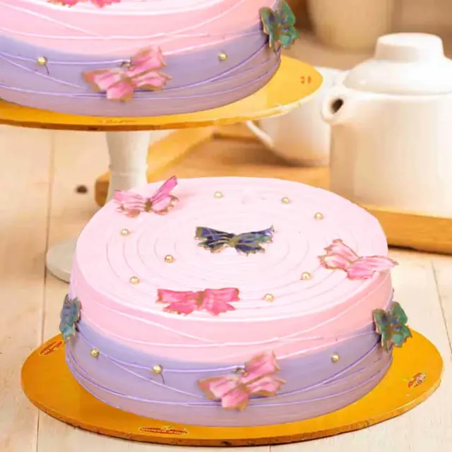 Butterfly Vanilla Cake